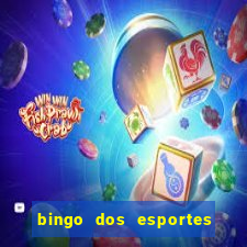 bingo dos esportes para imprimir